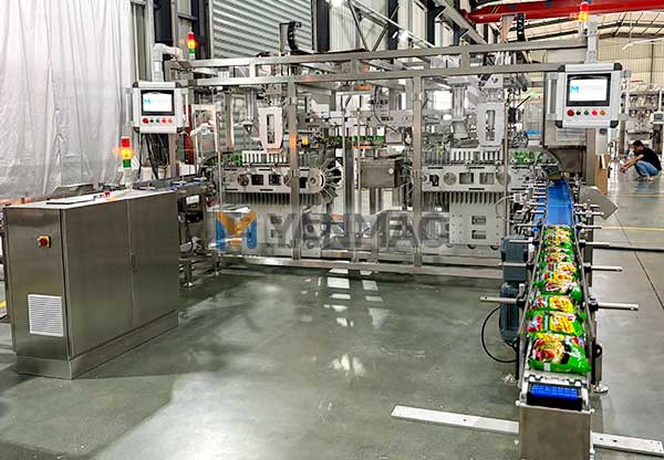 方便面五连包自动化包装线