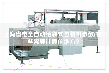 上海省电全自动给袋式包装机参数(有哪些需要注意的地方？)