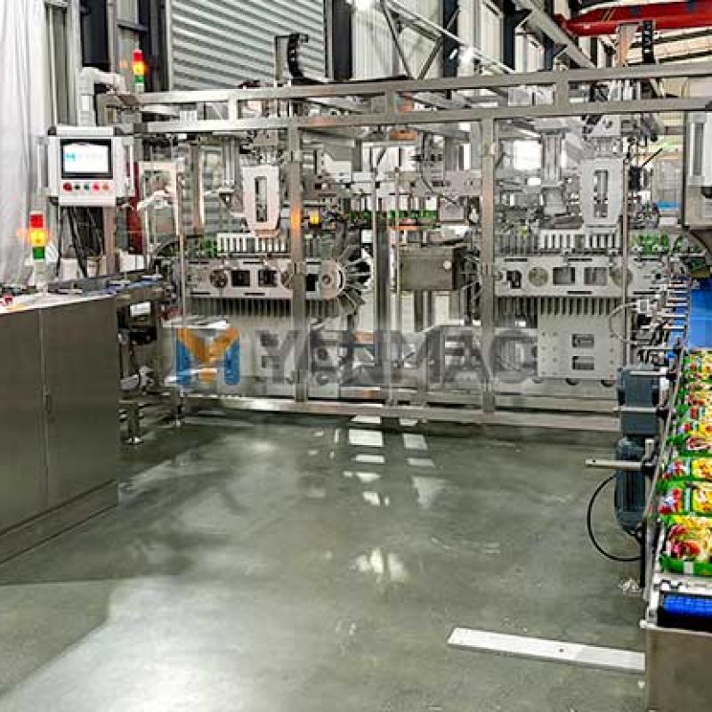 方便面五连包全自动化包装线 | 研茂智能包装解决方案